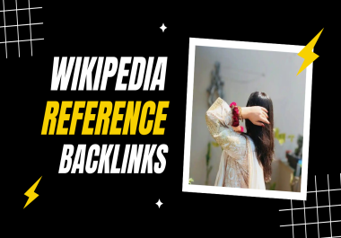 Buy 100 high DA Wikipedia reference backlinks to get white hat SEO service