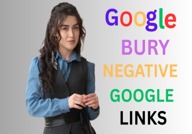 I will bury negative search results with SEO