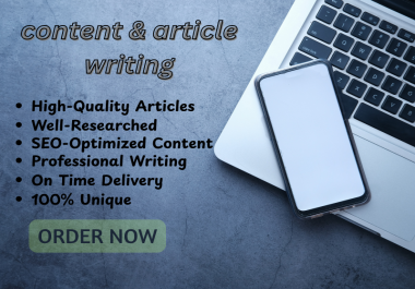 I will write 1500+ words High-Quality,  SEO-Optimized Content