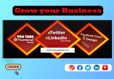 I Will Design Stunning Facebook Covers,  YouTube Banners & Social Media Headers