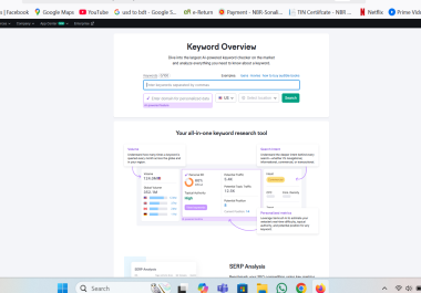 keyword research & competitor analysis for a project company and will do website audit for them