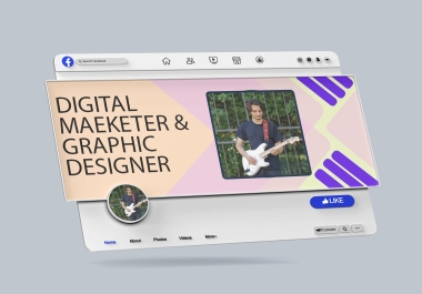 I will make a unique YouTube banner,  Facebook cover design and other social  media  banner