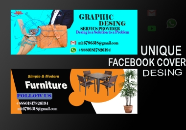 I will design social media cover images with premium design and 3D mockup