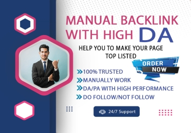Build top quality 100 manual web 2.0 backlink