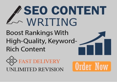 High-quality content and Article writing with SEO blog posts