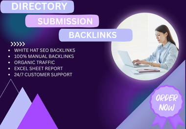 I will do 121 high authority directory submission manually