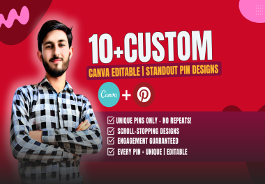 I will custom pinterest pin design