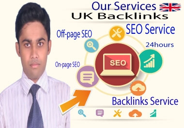 I will Build High 100 UK Backlinks with DA,  DR,  Do follow,  SEO Backlinks Service