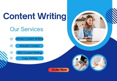 I will write SEO blog posts and articles with human written content