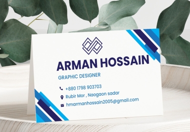 I will design professional business cards,  letterhead,  branding stationery design