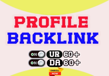 I will create authority profile backlinks to your website SEO ranking