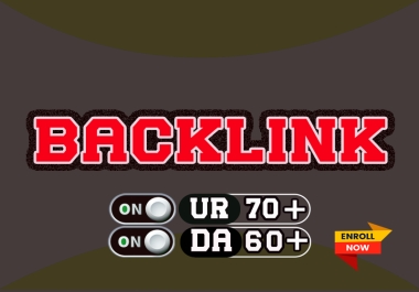 I will provide 110 SEO backlinks with a DA of 60+ to help improve your Google ranking