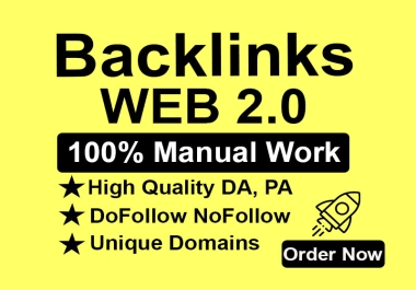 I will Create 100 High-Quality Web 2.0 Backlinks to Improve Your SEO