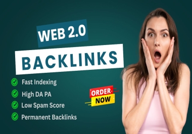 I will make 1000 high authority web 2 0 backlinks