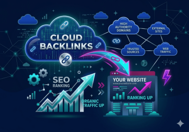 I will create powerful 5 cloud backlinks to skyrocket your website ranking