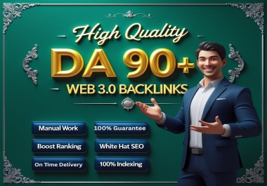 High-quality 60 Web 3.0 backlinks with unique content for SEO ranking