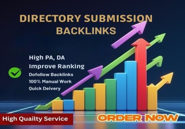 Manual 100 directory submission backlinks for SEO and website ranking