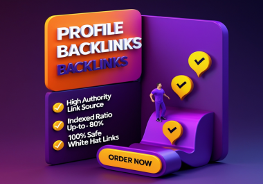 Create 60 Powerful Profile Backlinks to Improve Your Website Ranking Fast