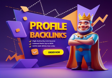 Create 60 High Authority Profile Backlinks to Boost SEO Ranking
