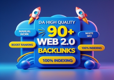 Provide 30 High Quality Web 2.0 Backlinks to Your SEO Ranking