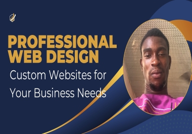 Professional Web Design Custom Websites for business