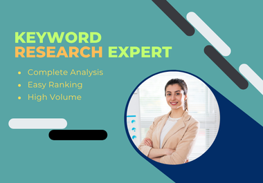 I will do in-depth SEO keyword research to boost your traffic and rankings