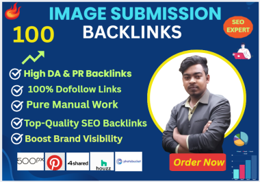 100+ Image or Infographics Submission Backlinks On High DA PA Sites Best Result