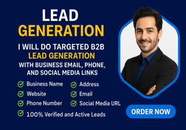 I will scrap google maps for business emails and lead generation