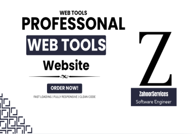 Vr1.2 I will provide a fully responsive All-In-One Utility Website
