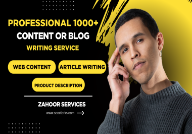 I will Provide 1000+ Words On Any Topics