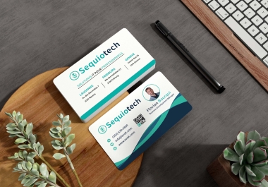 I will create a unique and modern business card design