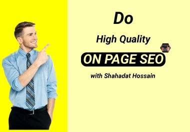 I Will Optimize Your Website's On-Page SEO for Higher Rankings