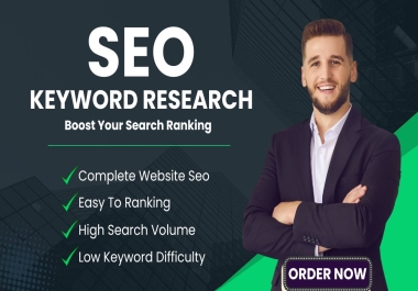 I will keyword research and competitor analysis your website ranking