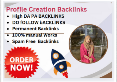 200 Manual Profile Creation Backlinks for Google Ranking
