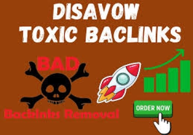 disavow toxin or spammy backlinks and submit file to Google search console