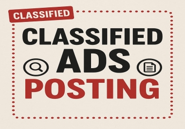 50 Classified Add posting for any county like USA,  UK,  Europe or any asian countries