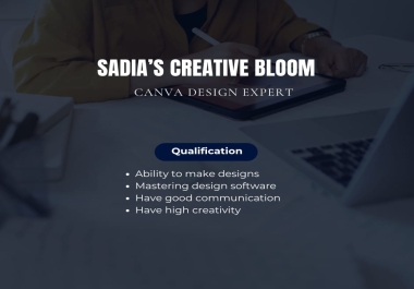 I will create marvelous Canva design