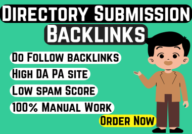 I will provide powerful 100 Directory submission backlinks