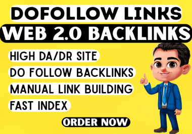 I will create 100 powerful Web 2.0 Backlinks to enhance your SEO ranking fast