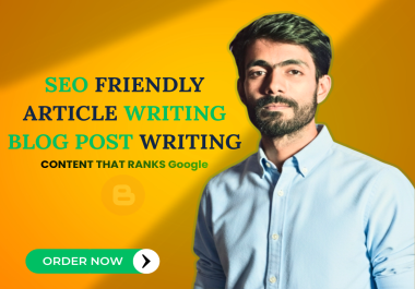 I will do SEO article writing,  blog post writing and website content writing