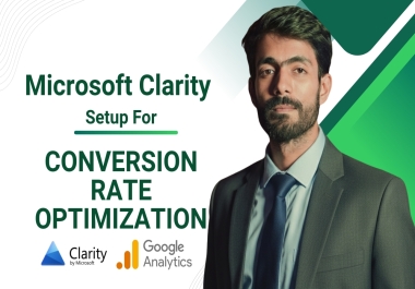 I will setup or fix Google Analytics GA4 and heatmaps and user behavior Tracking for conversion