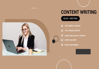 Creative Content Writer for Blogs,  Websites & More