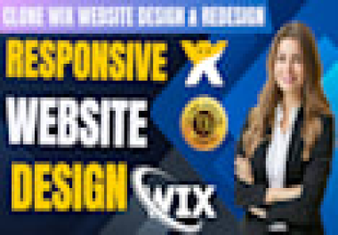 I will design mesmerizing wix website design clone wix copy revamp wix website redesign