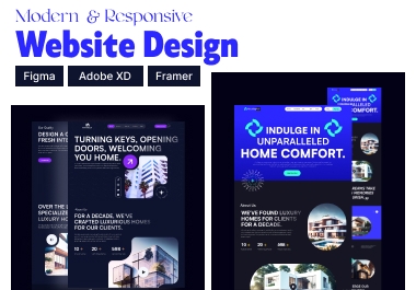Modern Clean & Responsive Landing Page Design in Figma