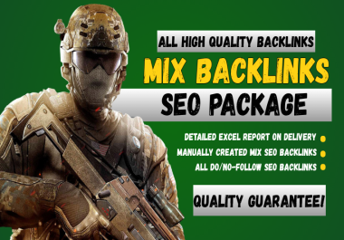 Improve your Ranking with High Quality SEO  links Package