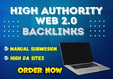 I will submit 100 web 2 0 Dofollow backlinks to high DA website with index