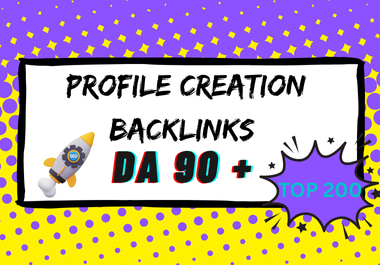 Create 200 High-Quality SEO Profile Backlinks for Your Website
