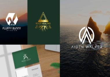 I will do unique modern minimalist business logo design in 1 day