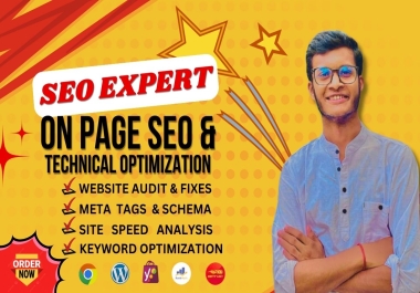 SEO service 10 pages/product optimized,  30 keyword research,  meta,  audit & schema setup