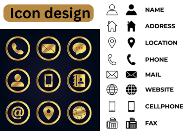 I will design unique vector icon for website or app in 24 hours